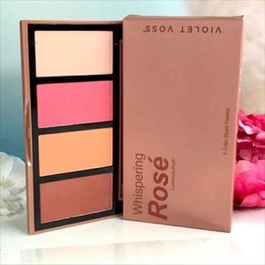 Violet Voss Whispering Rose Face Palette 3 Blush & 1 Highlighter! 16g *BNIB